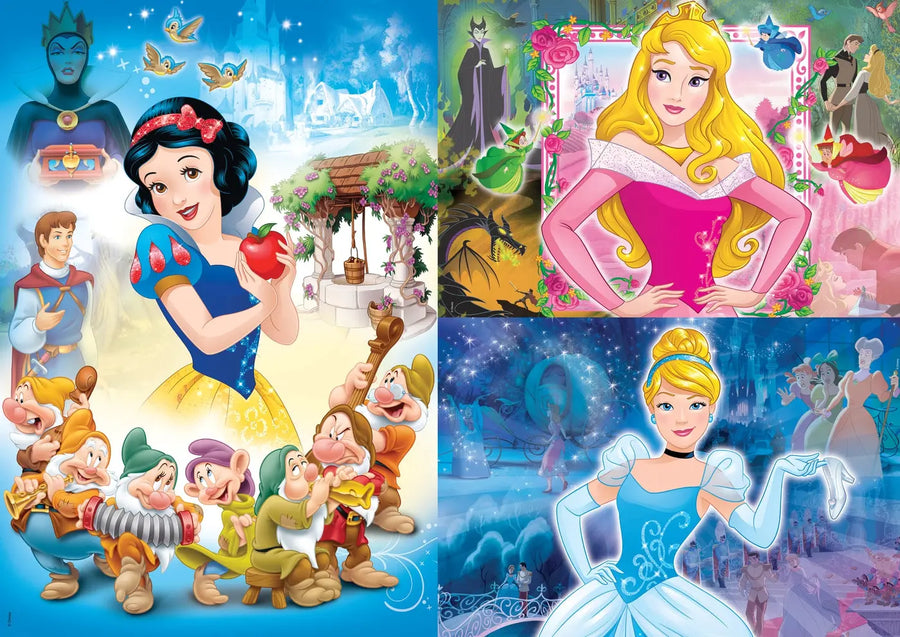 Disney Princess - 3x48 pcs - Supercolor Puzzle Clementoni