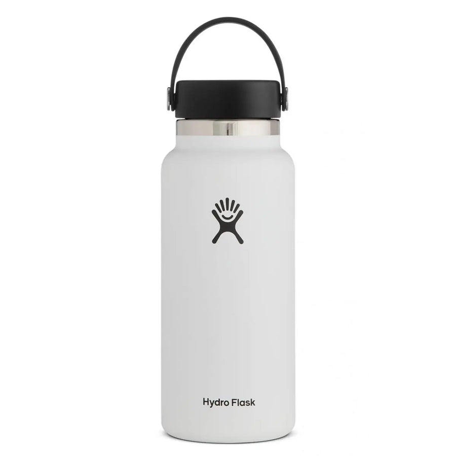 Hydro Flask Vacuum Bottle with Wide Mouth, 950 ml, White Hydro Flask