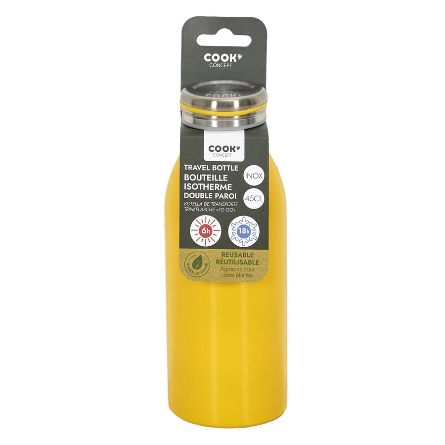 INSULATED TRAVEL BOTTLE 450 ML - Yellow CMP
