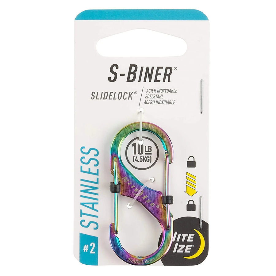 S-Biner SlideLock, Size #2, Spectrum Nite Ize
