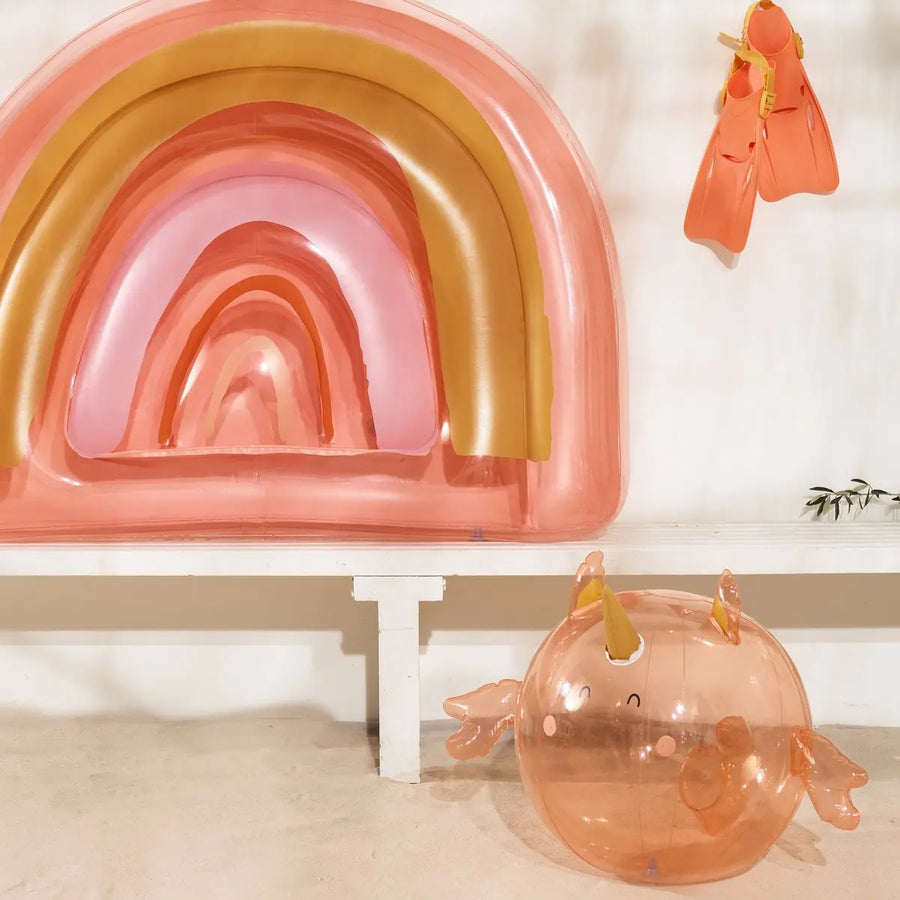 SunnyLife Inflatable Buddy Ball Seahorse Unicorn - Peachy Pink SunnyLife
