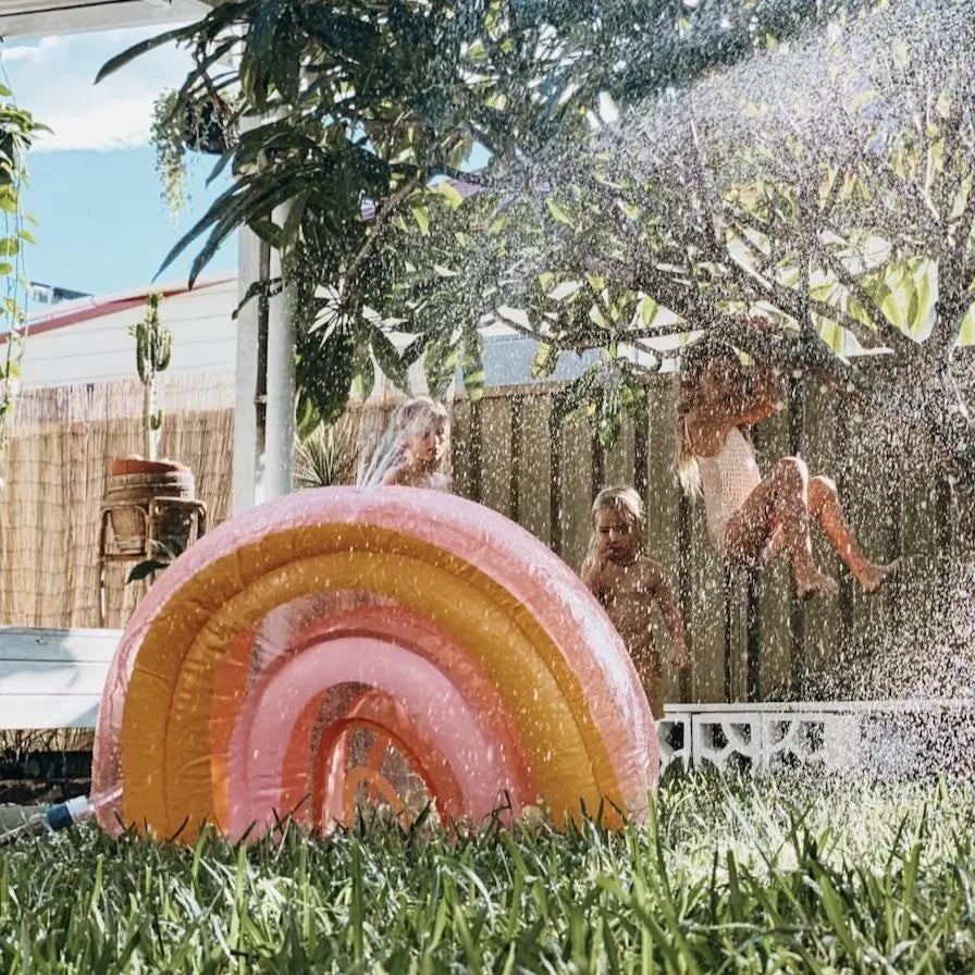 SunnyLife Inflatable Sprinkler Rainbow - Peachy Pink SunnyLife