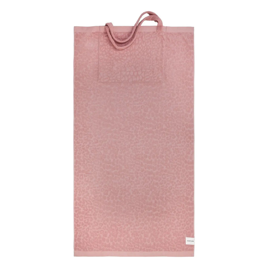 SunnyLife Terry Towel Tote Call Of The Wild - Blush Pink SunnyLife
