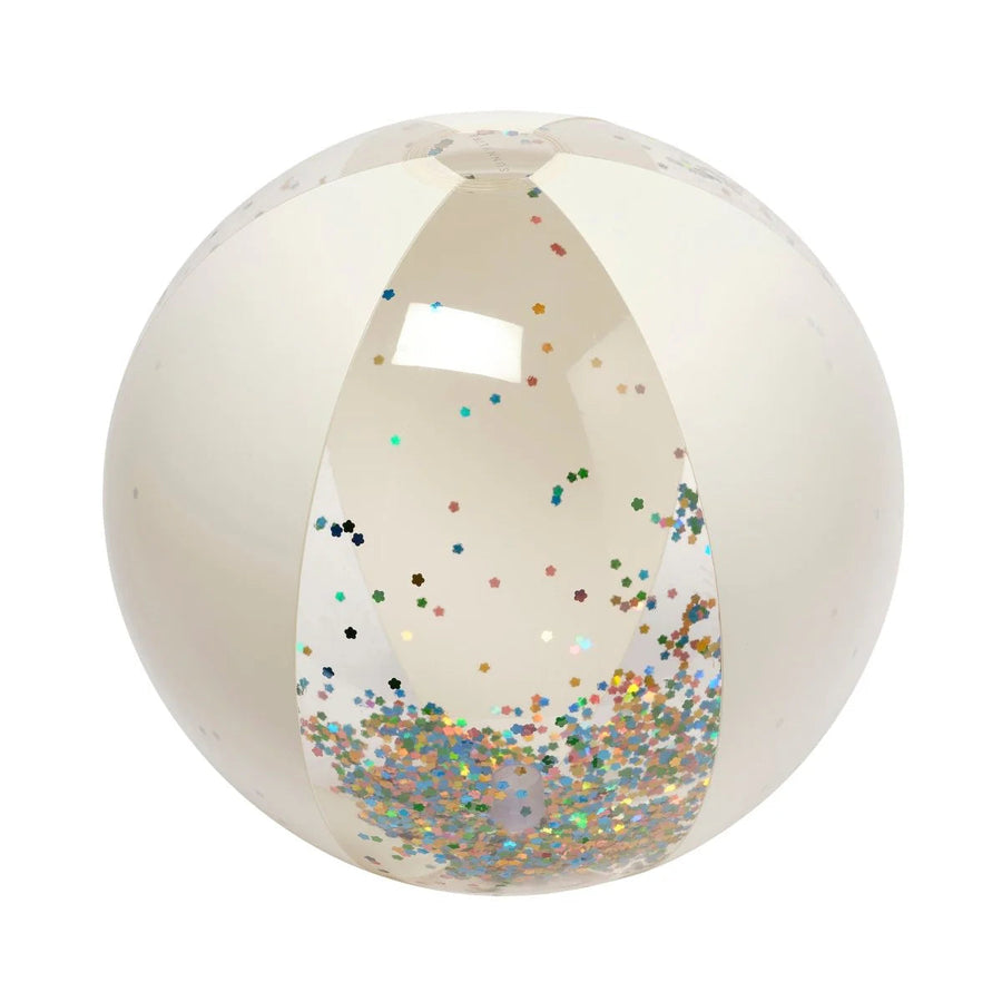 SunnyLife Inflatable Beach Ball - Cotton Candy Glitter SunnyLife