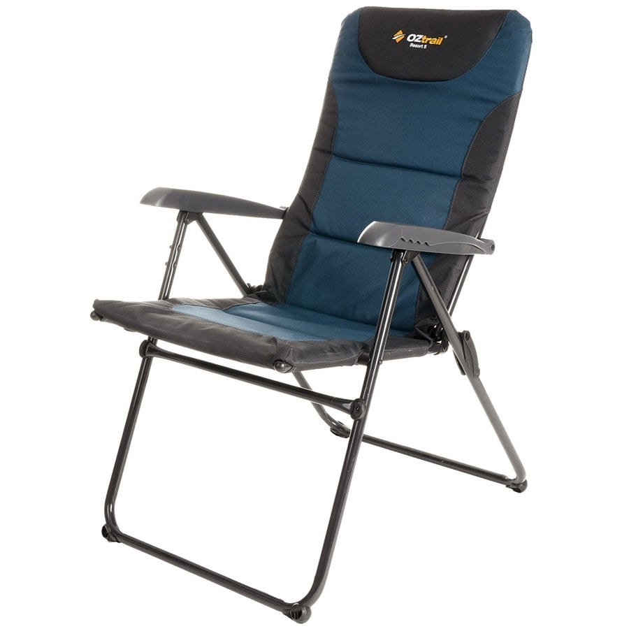 RESORT 5 POSITION ARM CHAIR - NAVY OZtrail