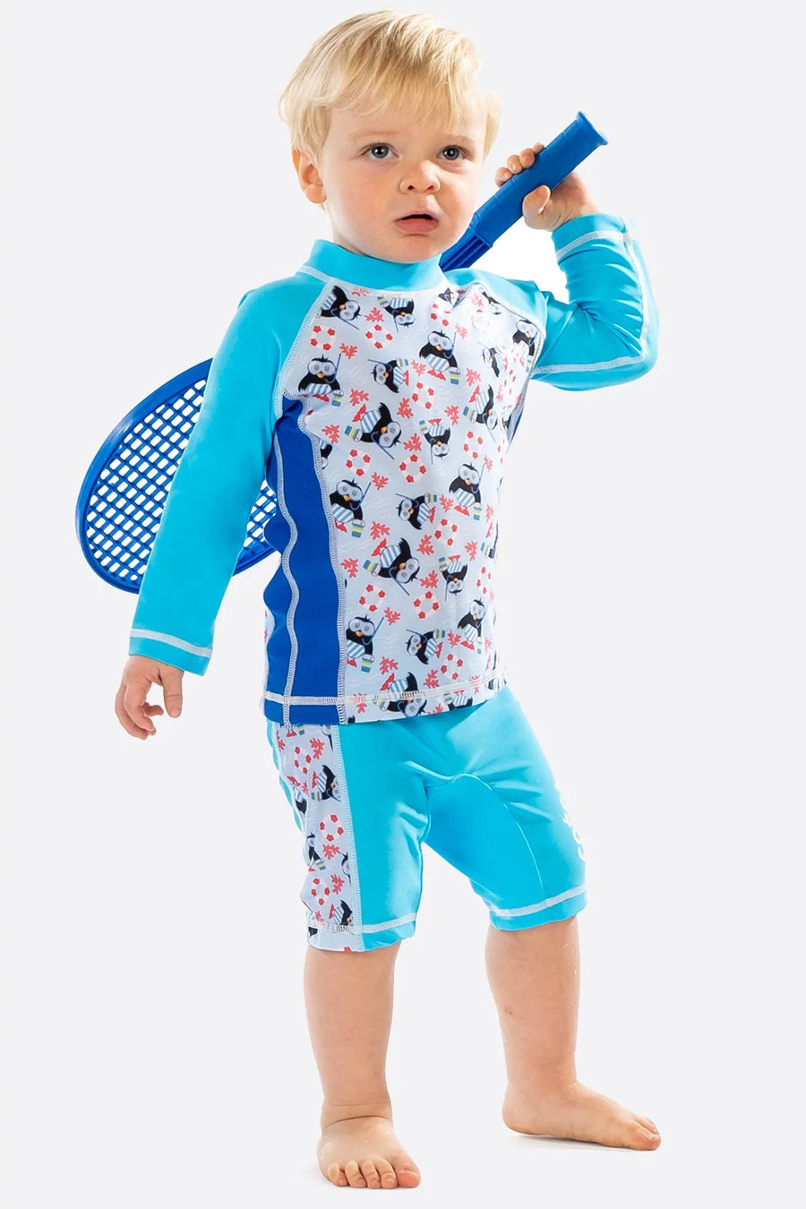 COEGA BABY BOY 2PC BLUE PENGUIN 12 COEGA