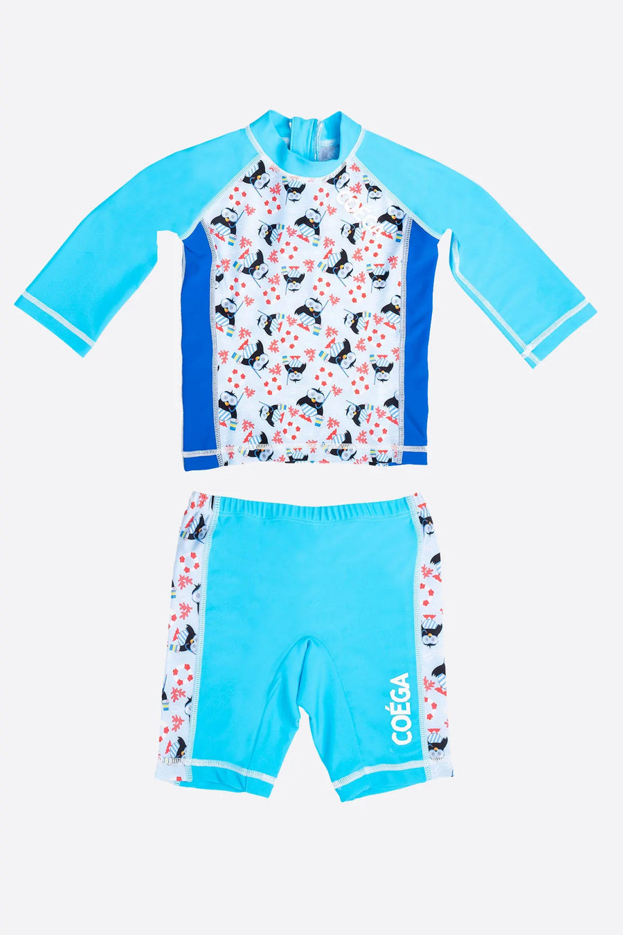 COEGA BABY BOY 2PC BLUE PENGUIN 12 COEGA