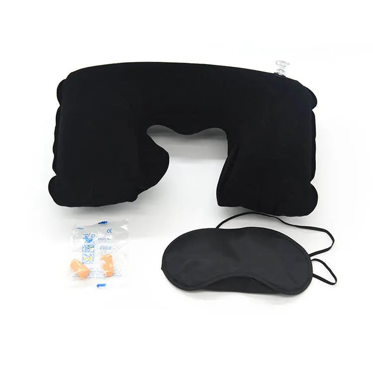 3 in 1 Travel Selection (Neck Pillow+Eye-shade+Earplugs) Travel Selection