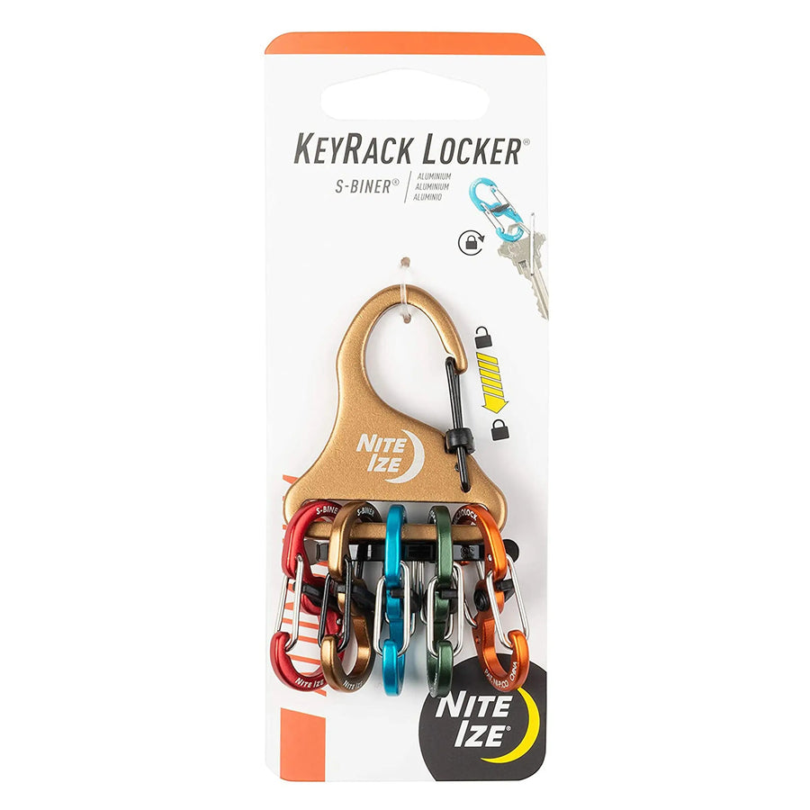Assorted KeyRack Locker S-Biner Aluminum Nite Ize