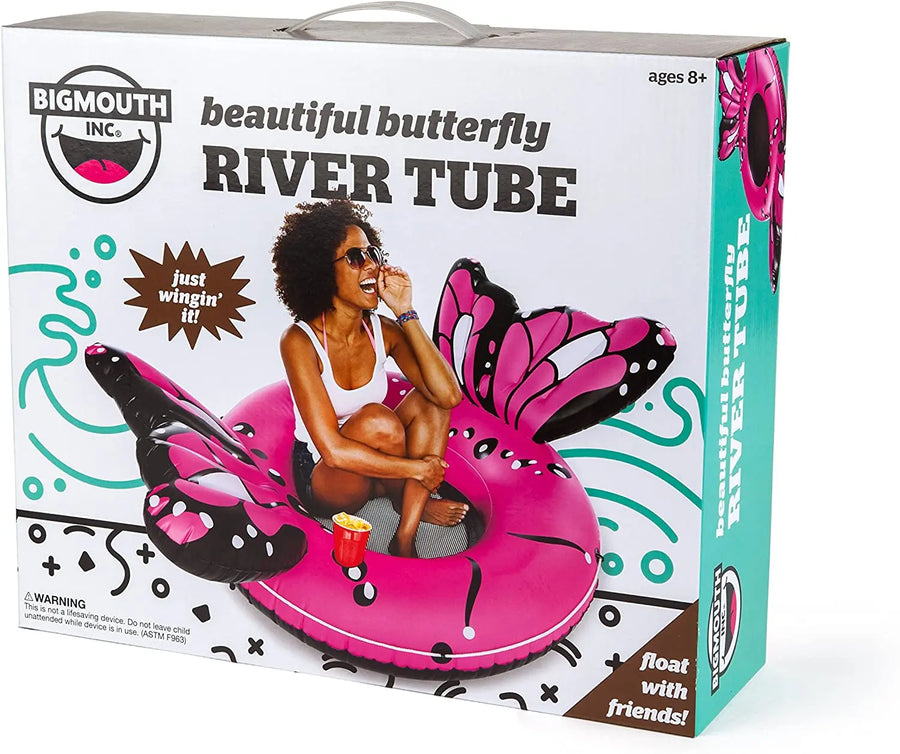 Beautiful Butterfly River Tube Big Mouth