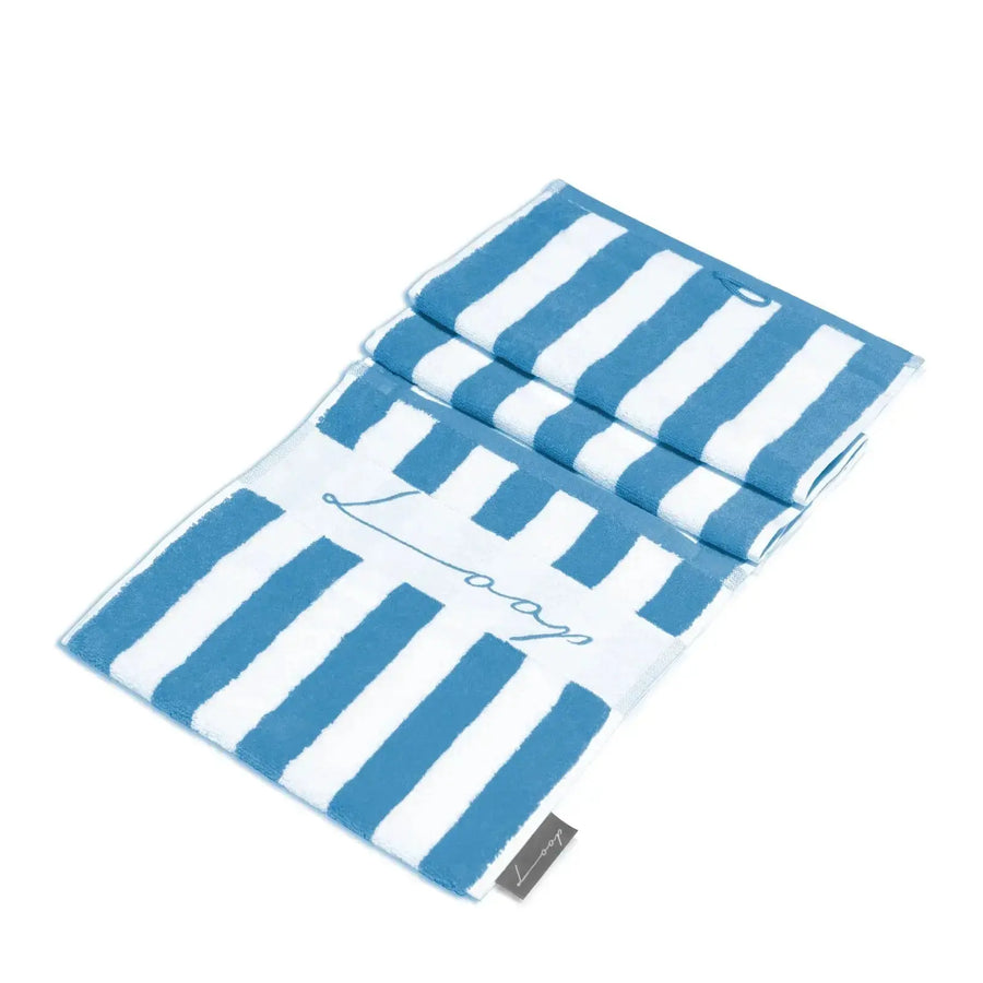 Copy of Blue & White Pocketed Towel Loop