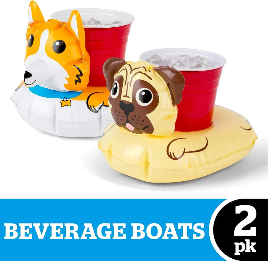 Dog Beverage Boats - 2 Pack 22 Big Mouth
