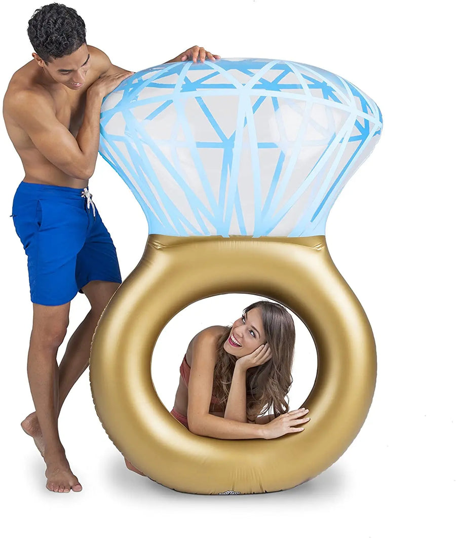 Giant Bling Ring Pool Float Big Mouth