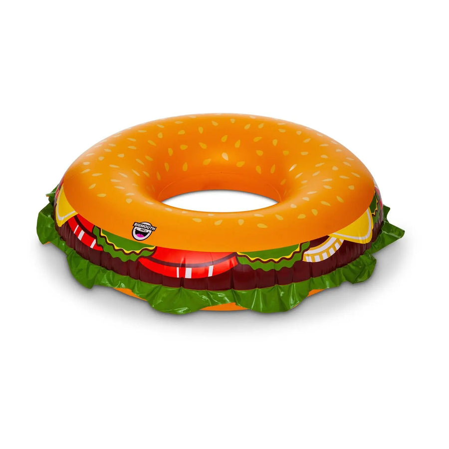 Giant Cheeseburger Pool Float Big Mouth