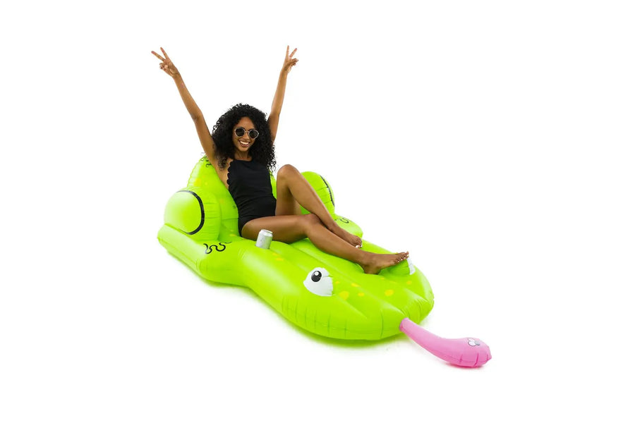 Giant Frog Lounger Pool Float Big Mouth