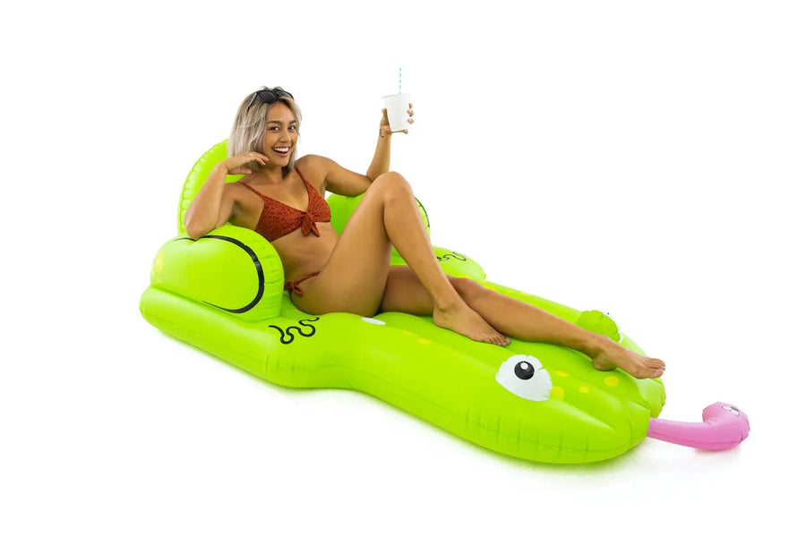 Giant Frog Lounger Pool Float Big Mouth
