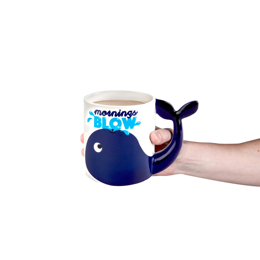 Mornings Blow Whale Coffee Mug 22 Big Mouth