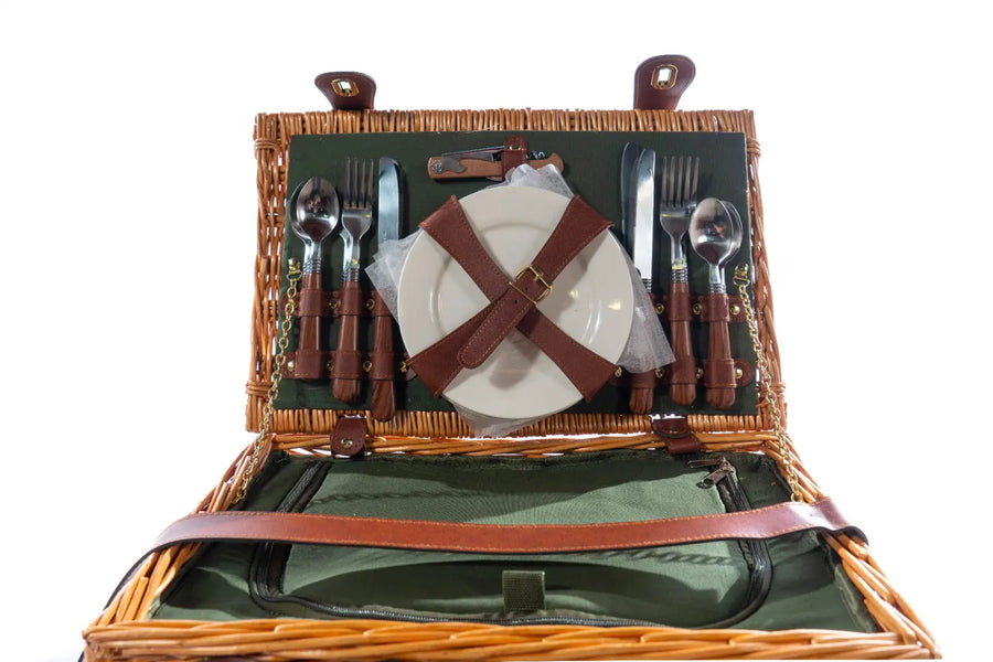 Outdoor Picnic Basket (Two Layers) Into the woods