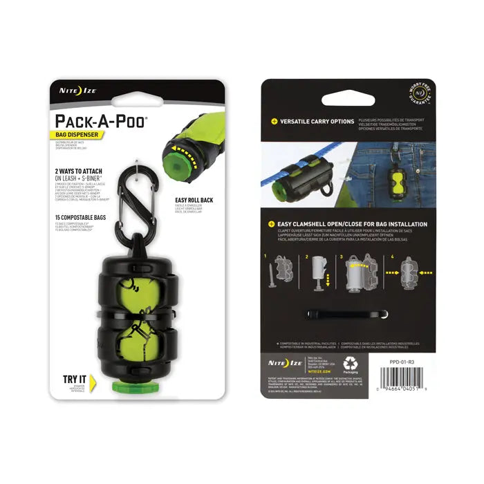 Pack-A-Poo® Dispenser + Refill Bags Nite Ize
