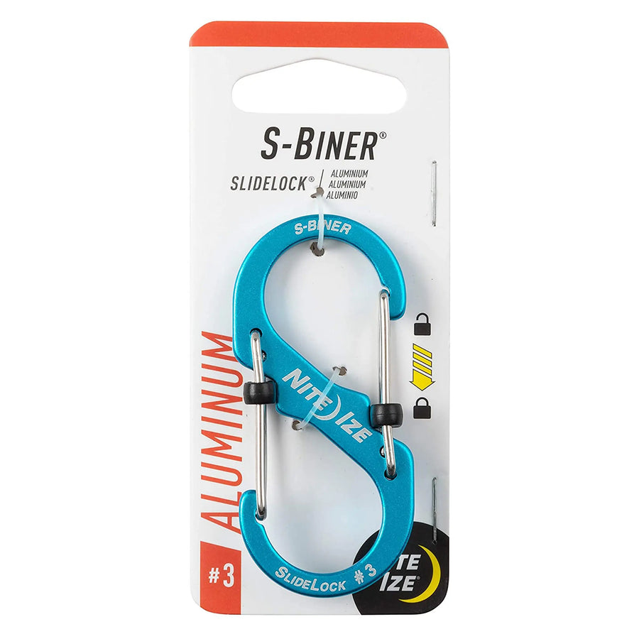 S-Biner SlideLock, Size #3, Blue Nite Ize