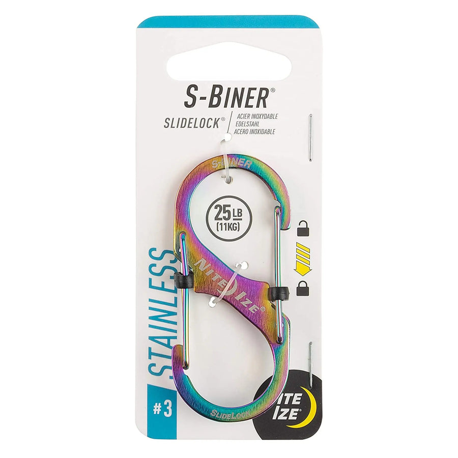 S-Biner SlideLock, Size #3, Spectrum Nite Ize
