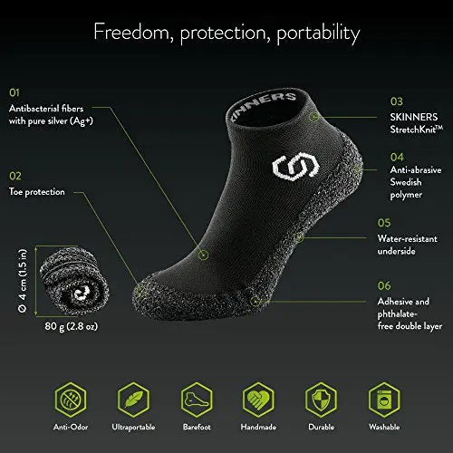 Skinners 1.0 Barefoot Shoes (White) Skinners