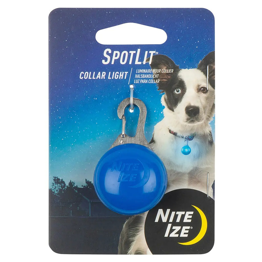 SpotLit Collar Light - Blue Plastic Nite Ize