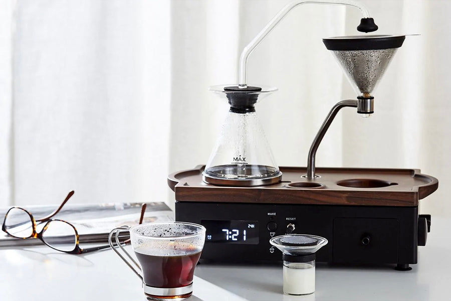 Barisieur Tea & Coffee Alarm Clock - Black EQUA