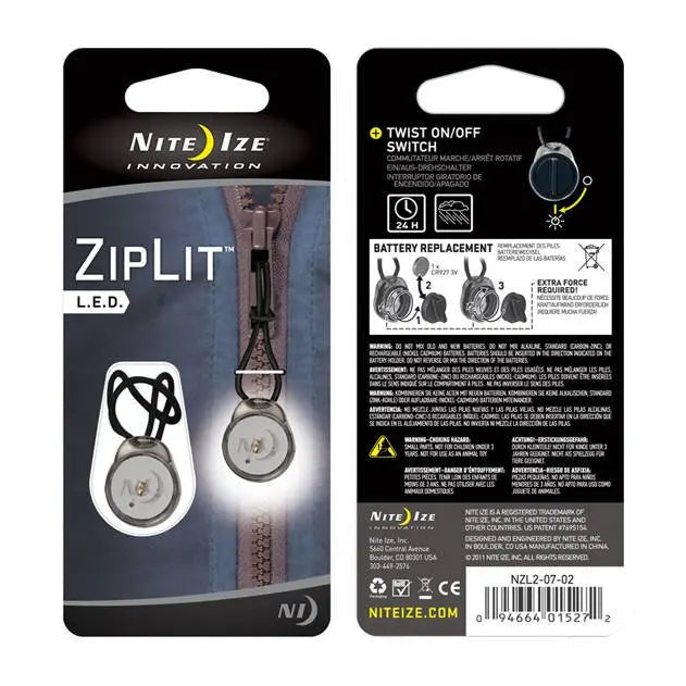 ZipLit LED 2 Pack - White Nite Ize